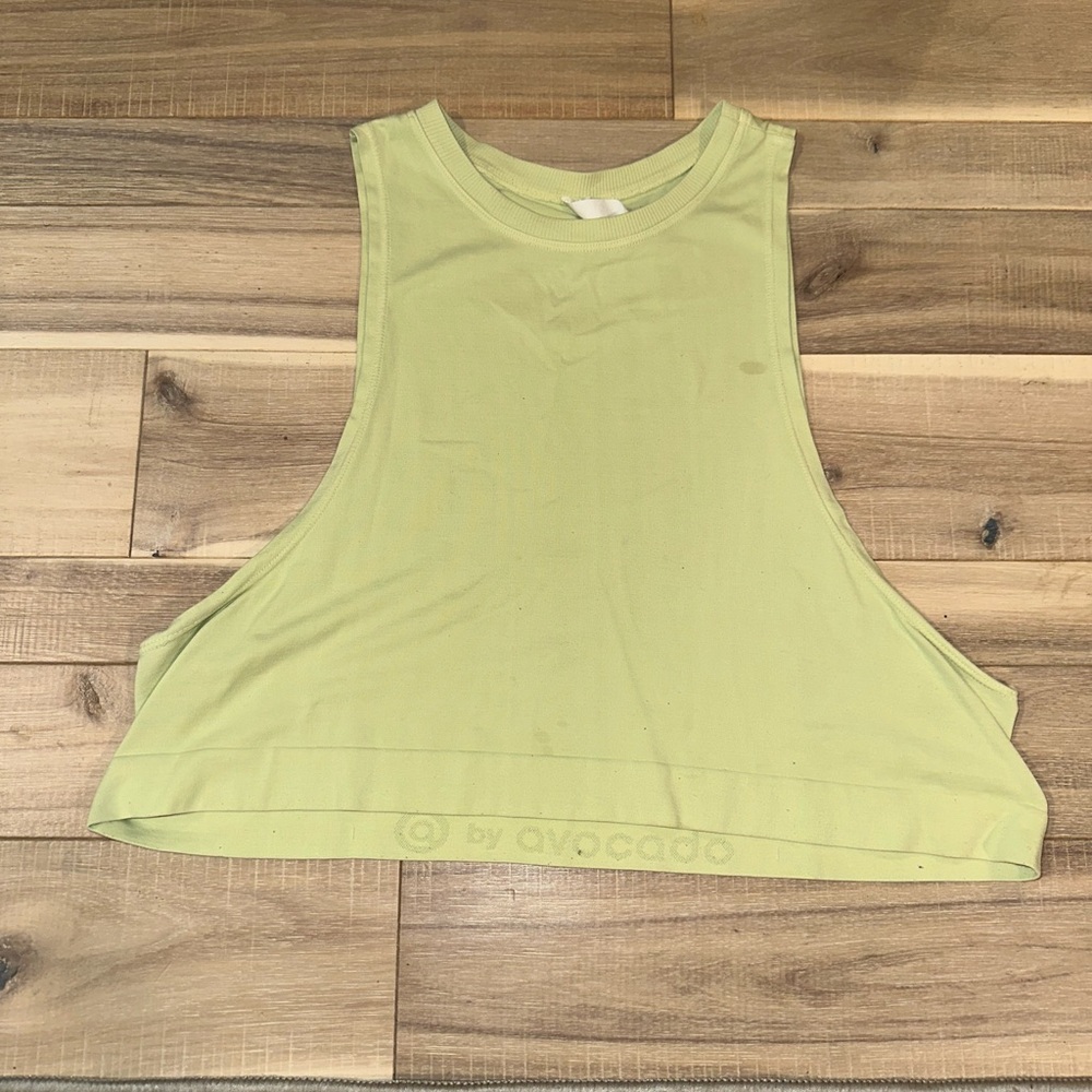 Avocado Women's Light Green Muscle Tee